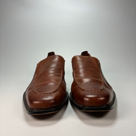Cole Haan Brown Leather Slip On Loafers Low Top Dress Shoes Men's Size 14M - Picture 2 of 11